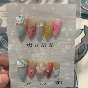 Kids Nail Art Set - Multicolor Size M